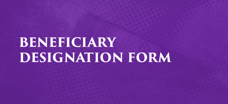 Beneficiary Designation Form