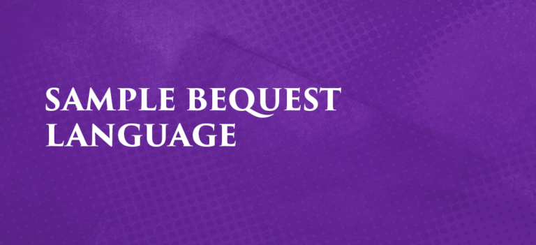 Sample Bequest Language